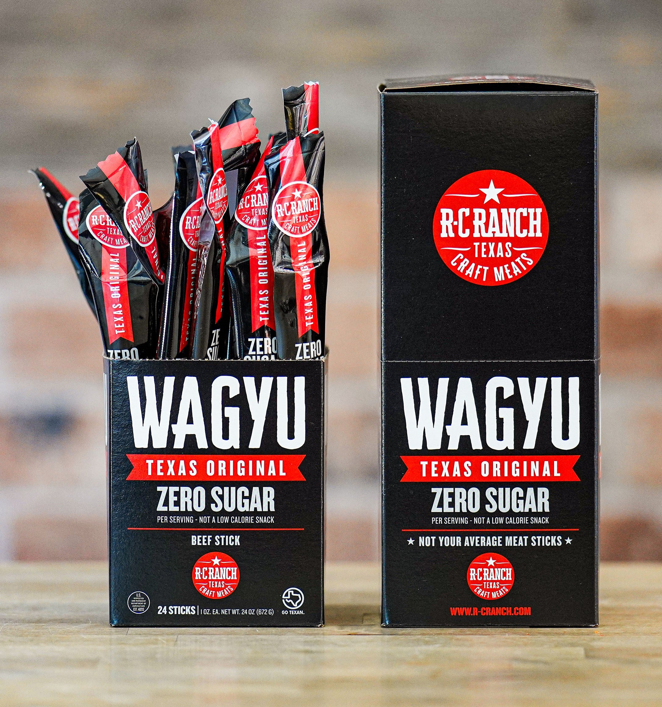 Wagyu Beef Stick - Single Beef Stick Zero Sugar 24ct - 1oz Wagyu Beef Stick - Single Beef Stick Zero Sugar 24ct - 1oz