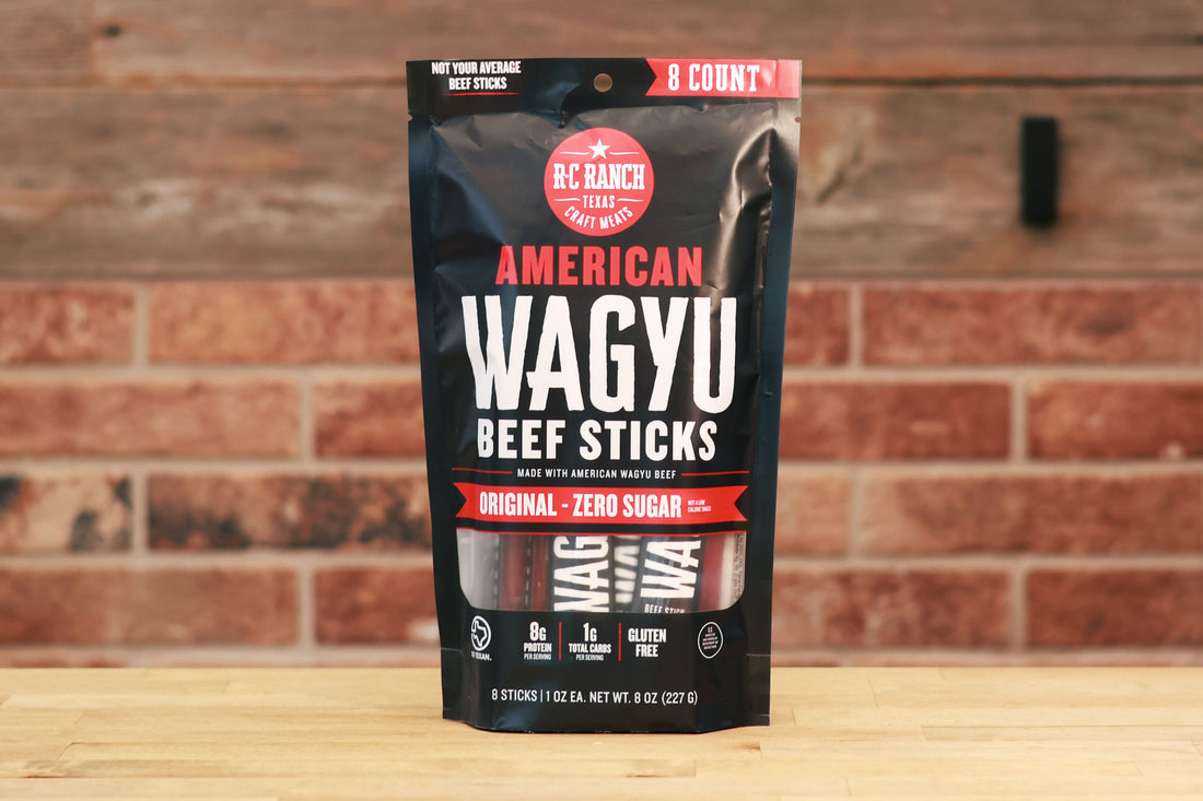 Wagyu Beef Stick - Single Beef Stick Zero Sugar 8ct - 1oz