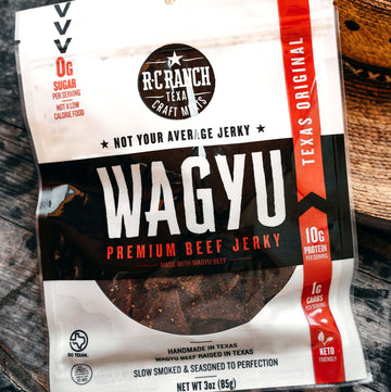 Wagyu Beef Jerky - Texas Original (Keto Friendly)